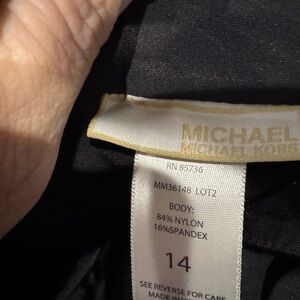 Michael Kors Black Nylon bathing suit